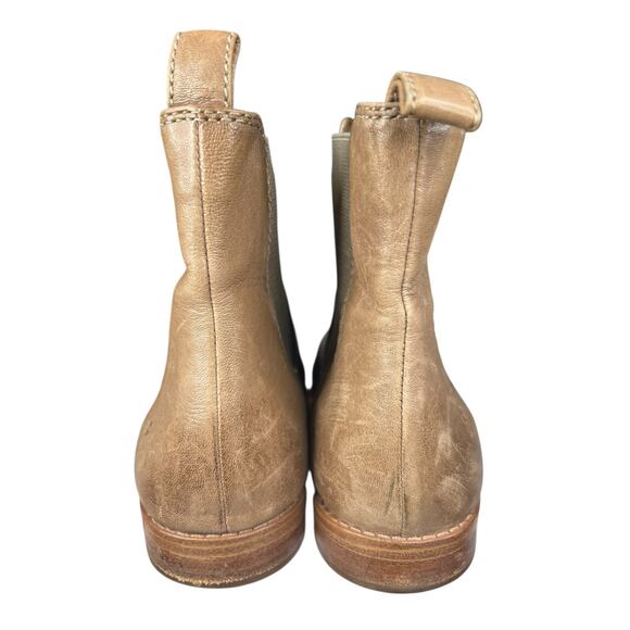 Frye Women’s Anna Tan Leather Chelsea Boot Size US 7.5 - Picture 8 of 11